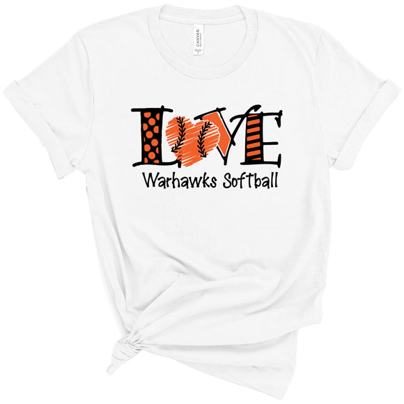 Love Warhawks Softball