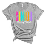 Senior 2024 Colorful Letters