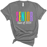Senior 2024 Colorful Letters