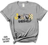 Jackets Baseball Doodle Letters