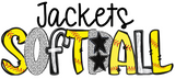 Jackets Softball Letters