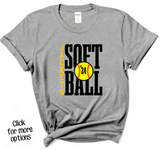 Jackets Softball Stacked With Ball Cutout