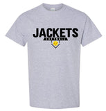 Jackets Softball With Base and Ball