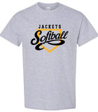 Jackets Softball With Base and Swirl