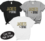 Jackets Softball With Bee