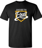 Jackets T-Ball With Base and Swirl