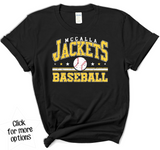 McCalla Jackets Baseball Grunge With Stars