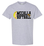 McCalla Softball With Half Ball and Bee