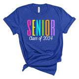 Senior 2024 Colorful Letters