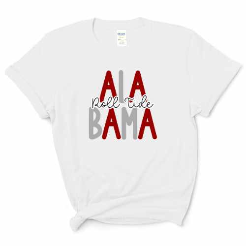Ala Bama With Roll Tide In The Middle