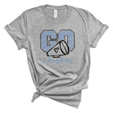 Go Huskies Leopard Cheer - Short Sleeve Shirt