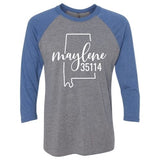 Maylene Zip Code 35114 With Big State Outline - Raglan